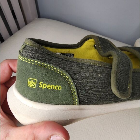 Spenco Medical Corp. Womens Mary Janes Felt/Adjustable Strap/Embroidered Sz 6W. - Picture 3 of 7